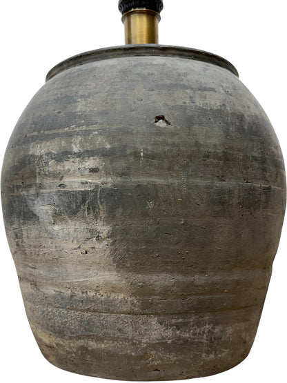 Rustic Pot Lamp