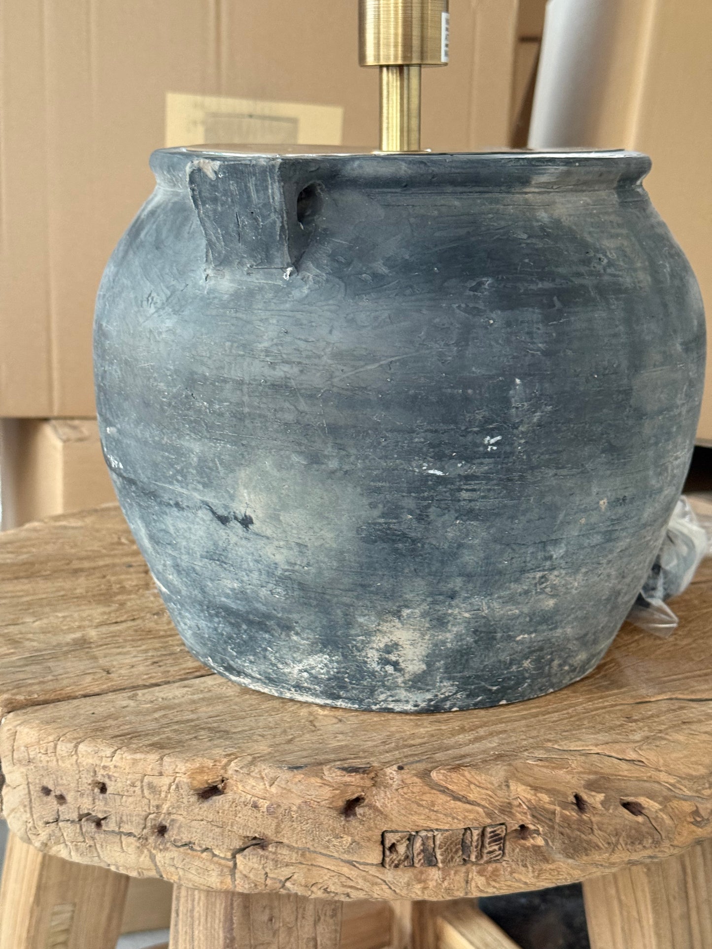 Chinese Pot Lamp with handles