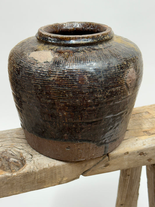 Vintage Chinese Bean Pot
