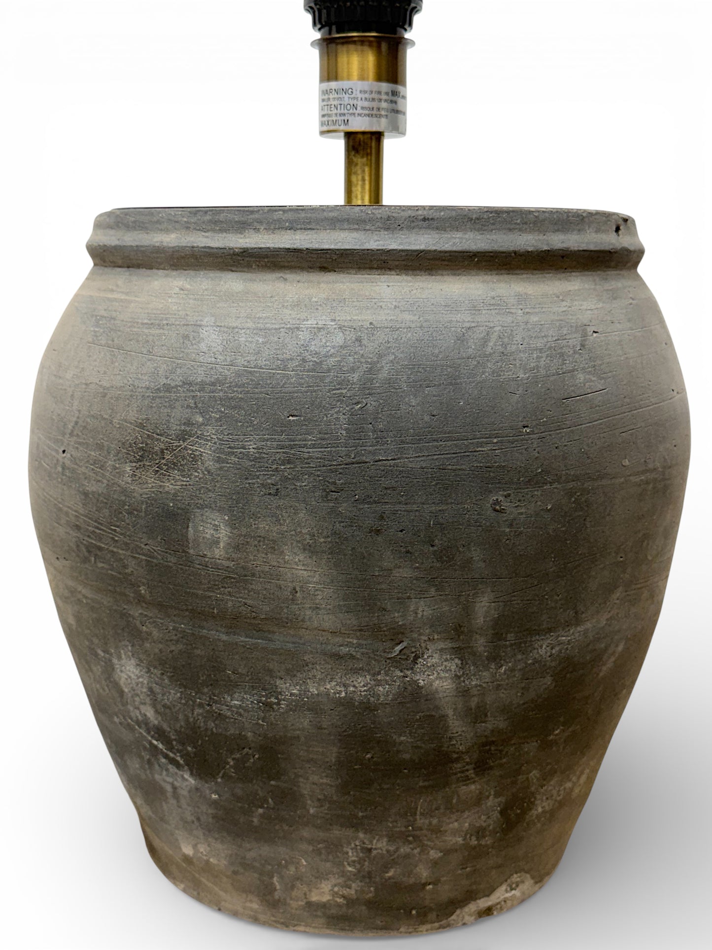 Rustic Pot Lamp