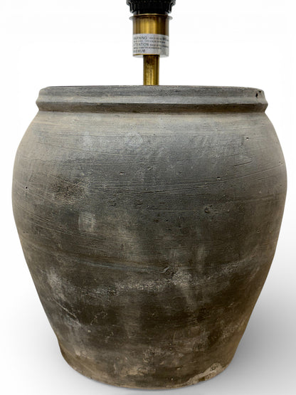 Rustic Pot Lamp