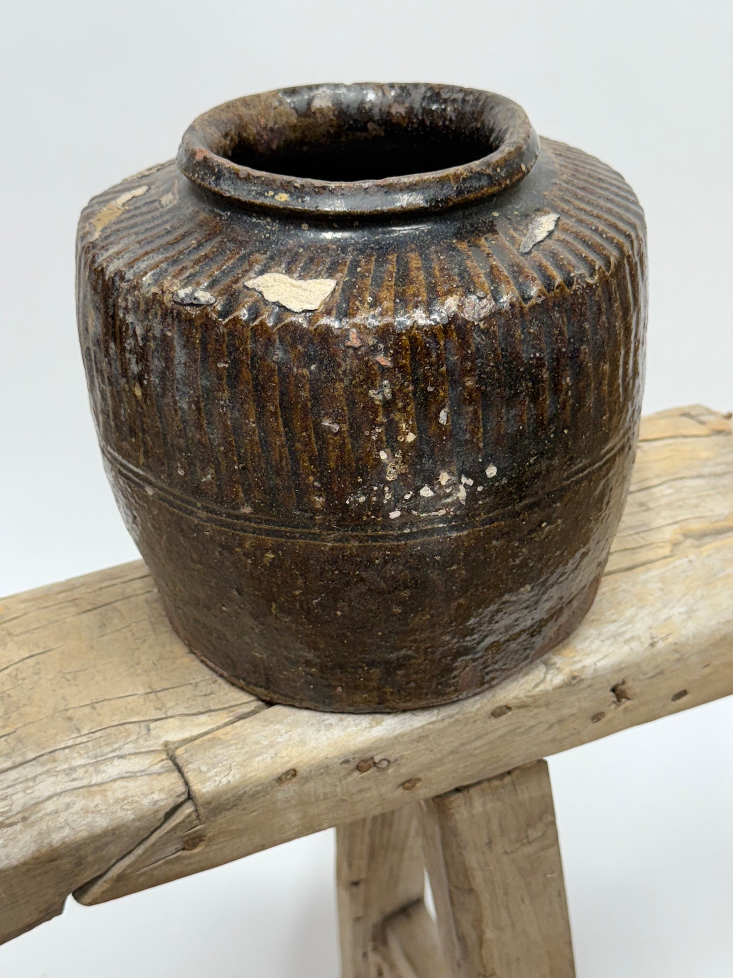 Vintage Chinese Bean Pot