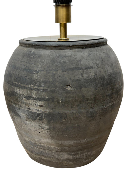 Rustic Pot Lamp