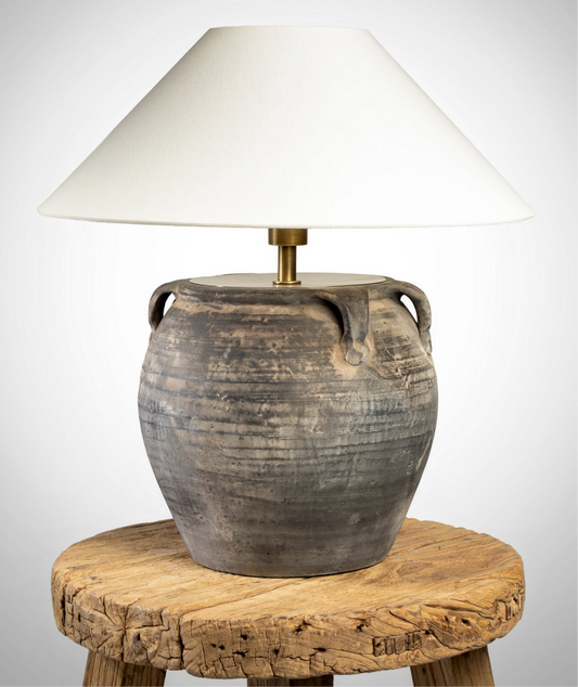 Chinese Water Pot Lamp with handles