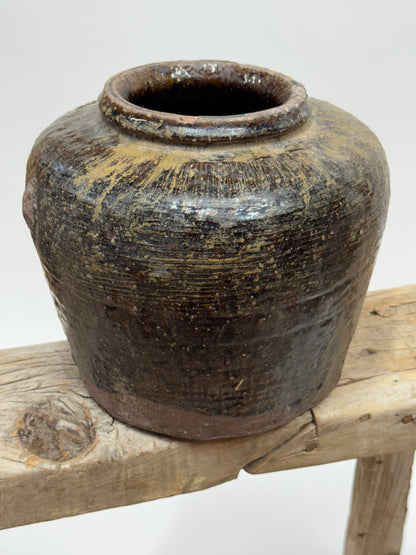 Vintage Chinese Bean Pot