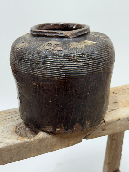 Vintage Chinese Bean Pot