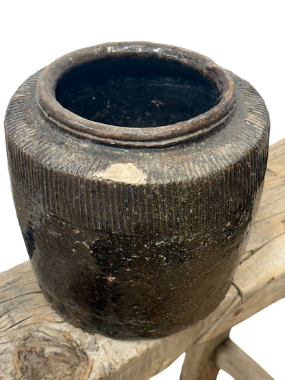 Vintage Chinese Bean Pot