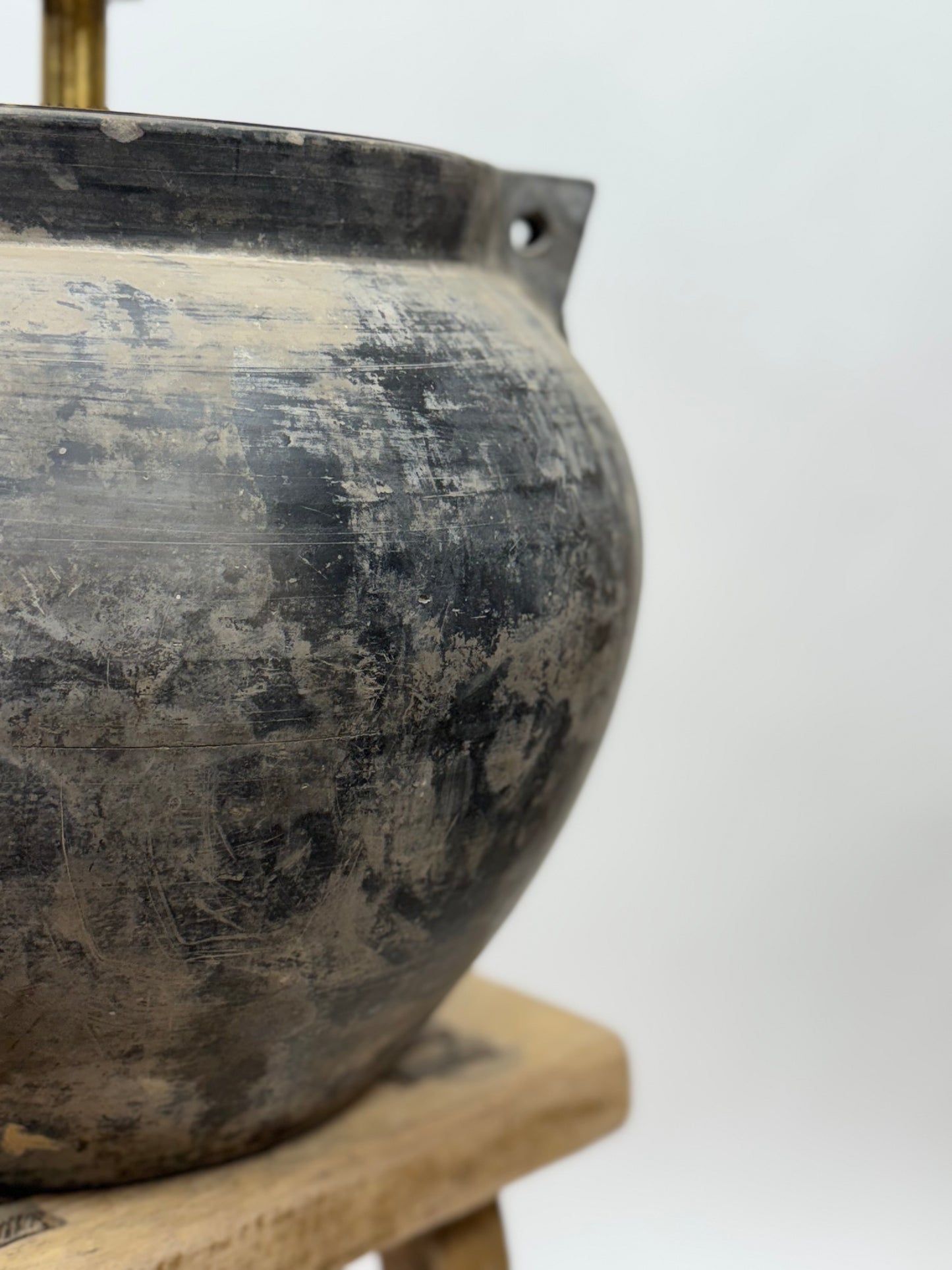 Chinese Pot Lamp with handles