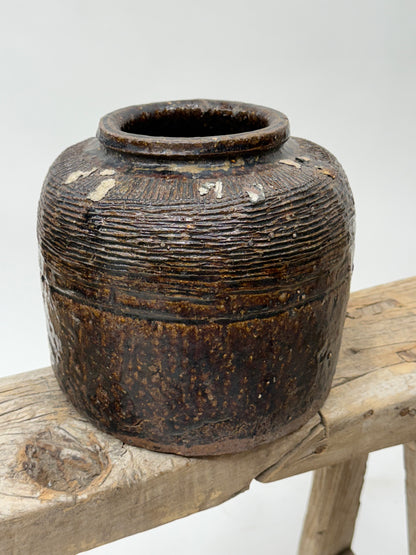 Vintage Chinese Bean Pot