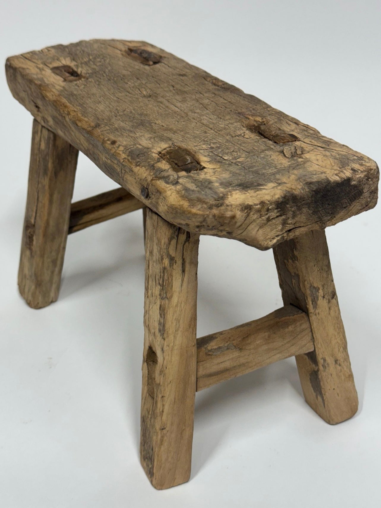 Chinese mini elm stool