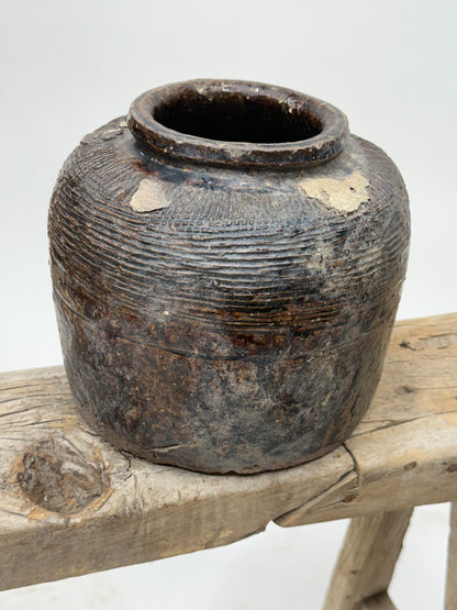 Vintage Chinese Bean Pot