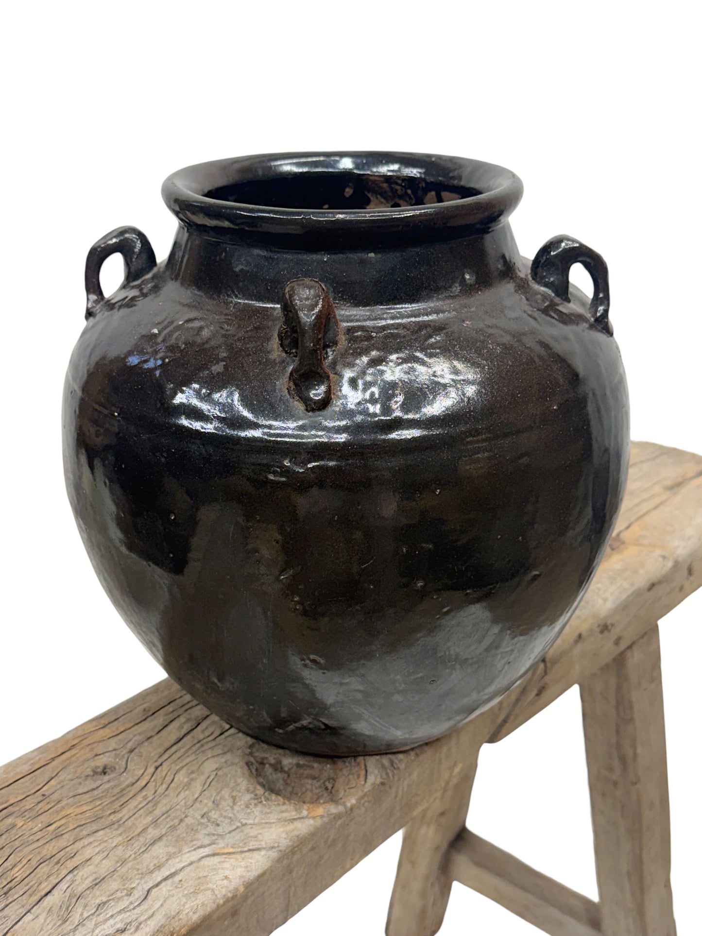 Vintage Chinese glossy vase